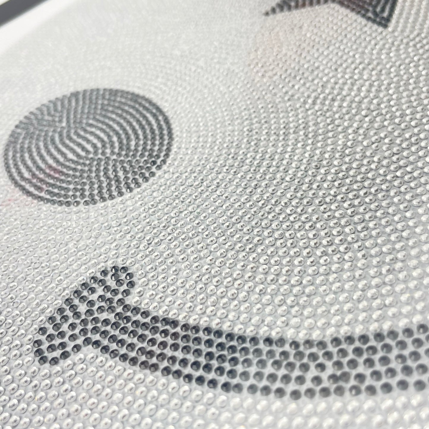 Star Smiley Face Rhinestone Transfer