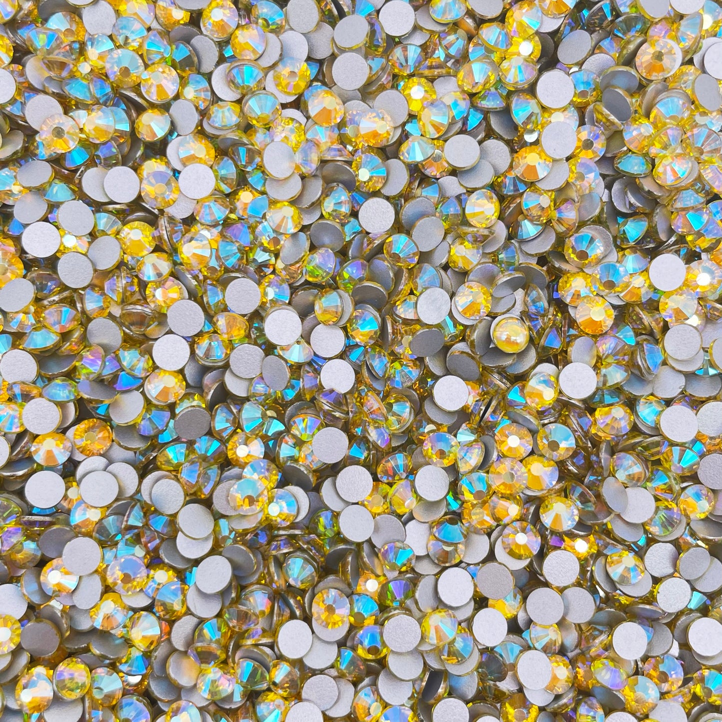 Citrine AB Glass Rhinestones