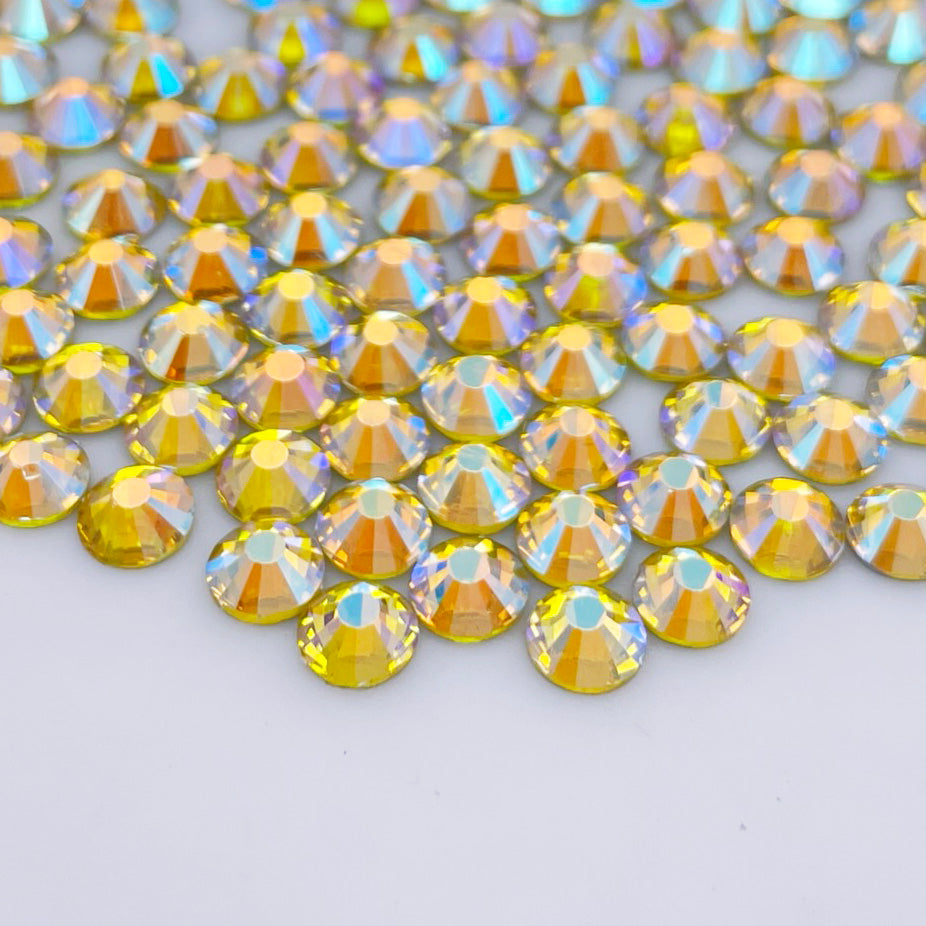 Citrine AB Glass Rhinestones