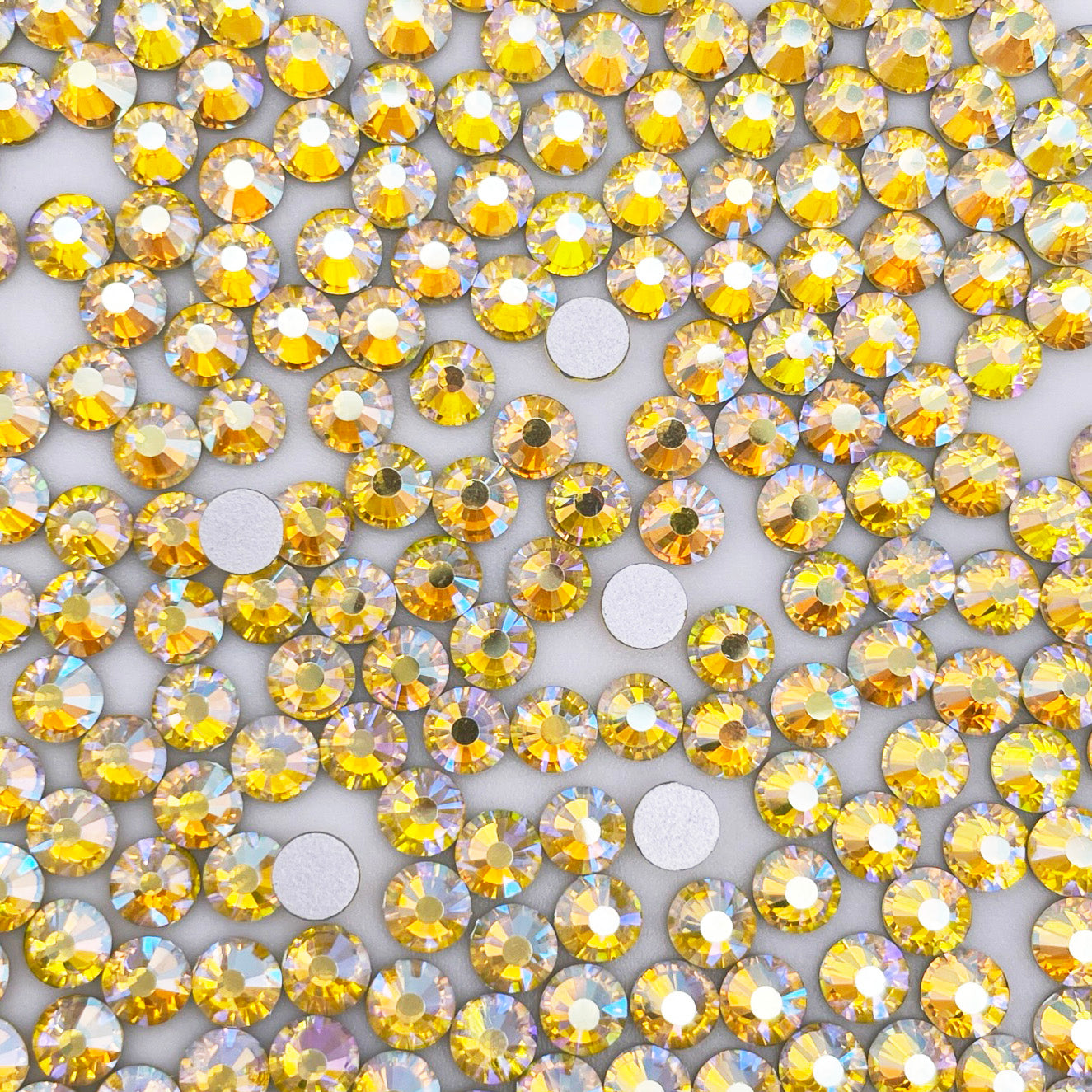 Citrine AB Glass Rhinestones