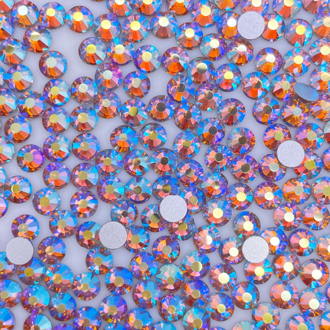 Lt. Topaz AB Glass Rhinestones