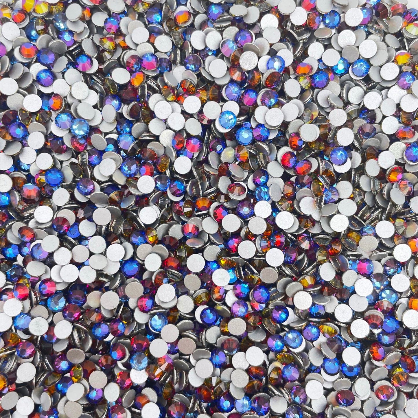 Blue Flare Glass Rhinestones
