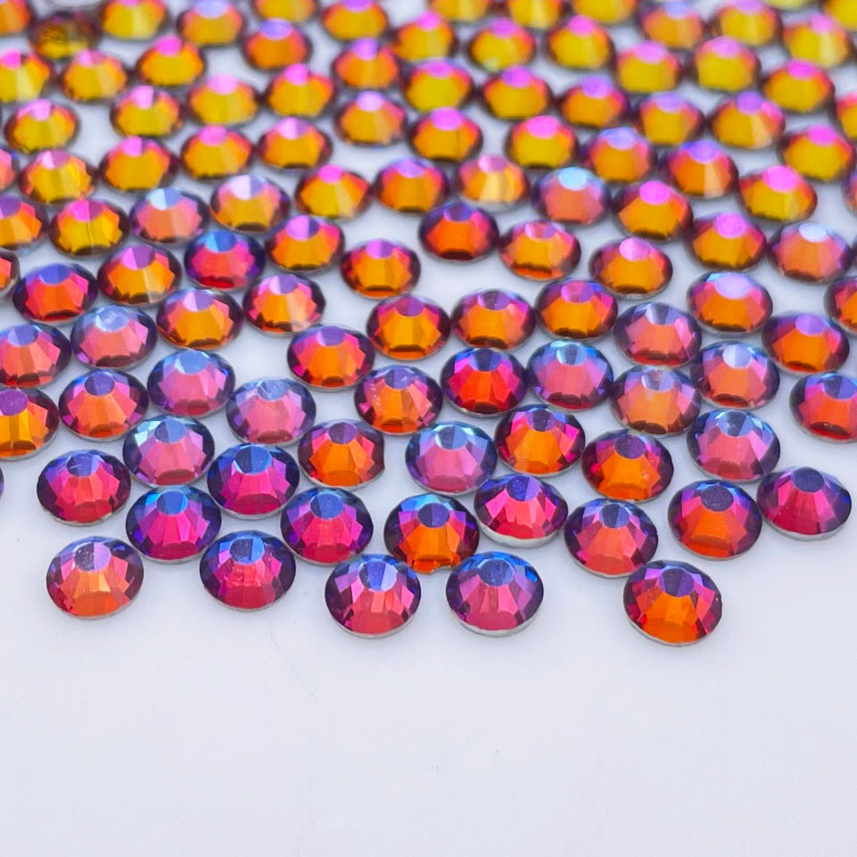 Blue Flare Glass Rhinestones
