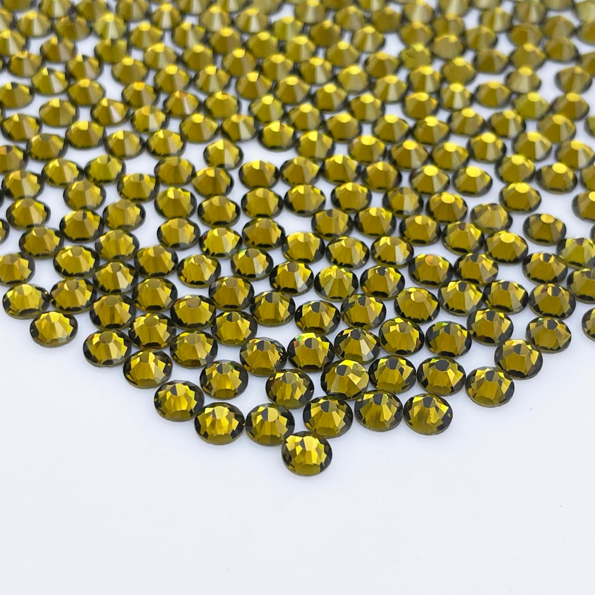 Olivine Glass Rhinestones