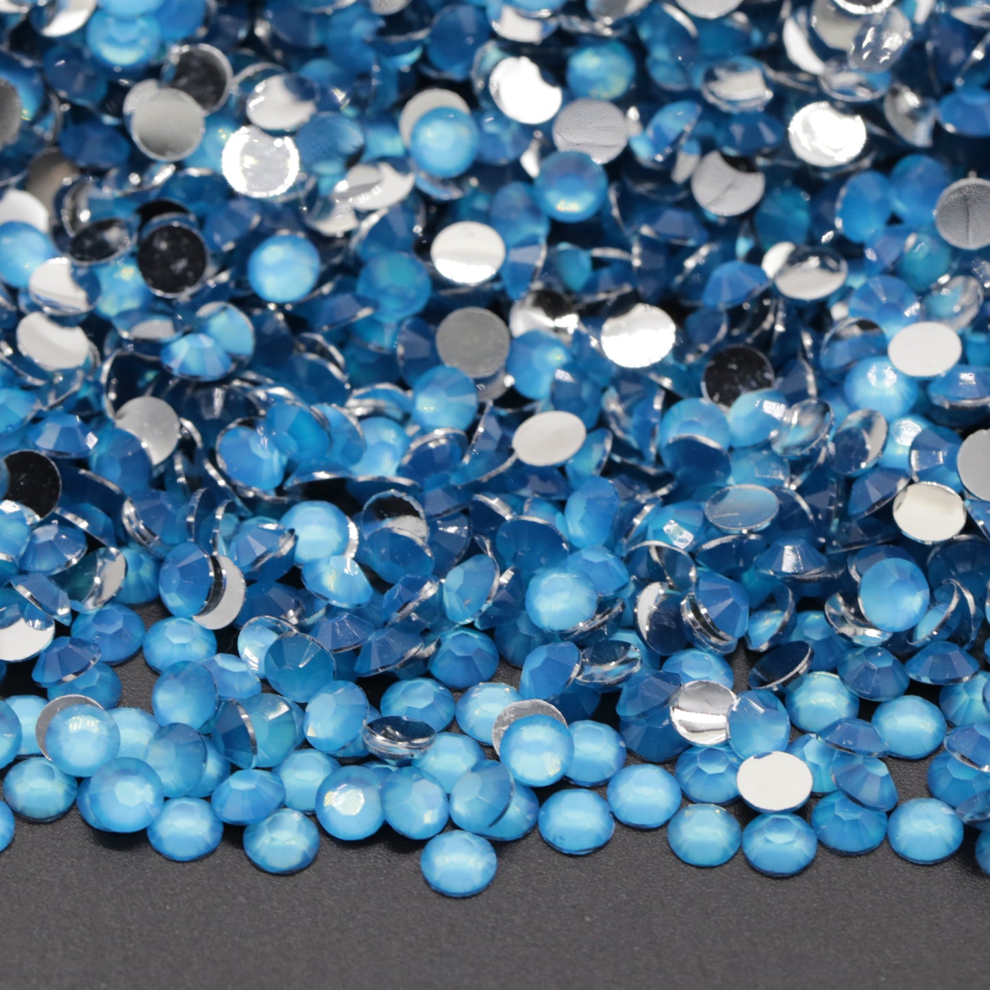 Neon Lt. Sapphire Resin Rhinestones