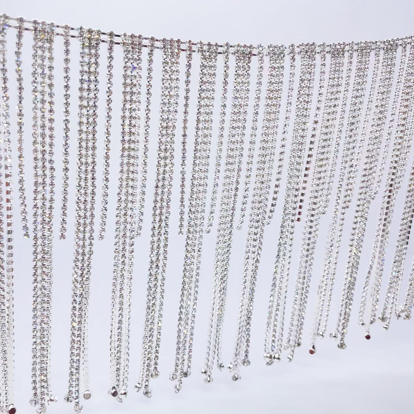 7" Rhinestone Fringe | Crystal Trim