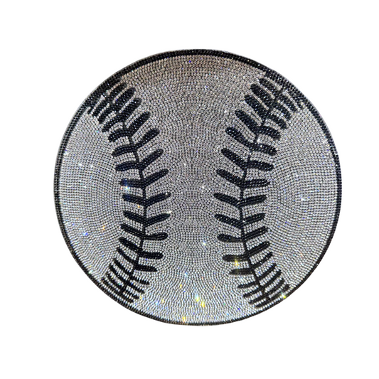 Baseball Rhinestone Applique