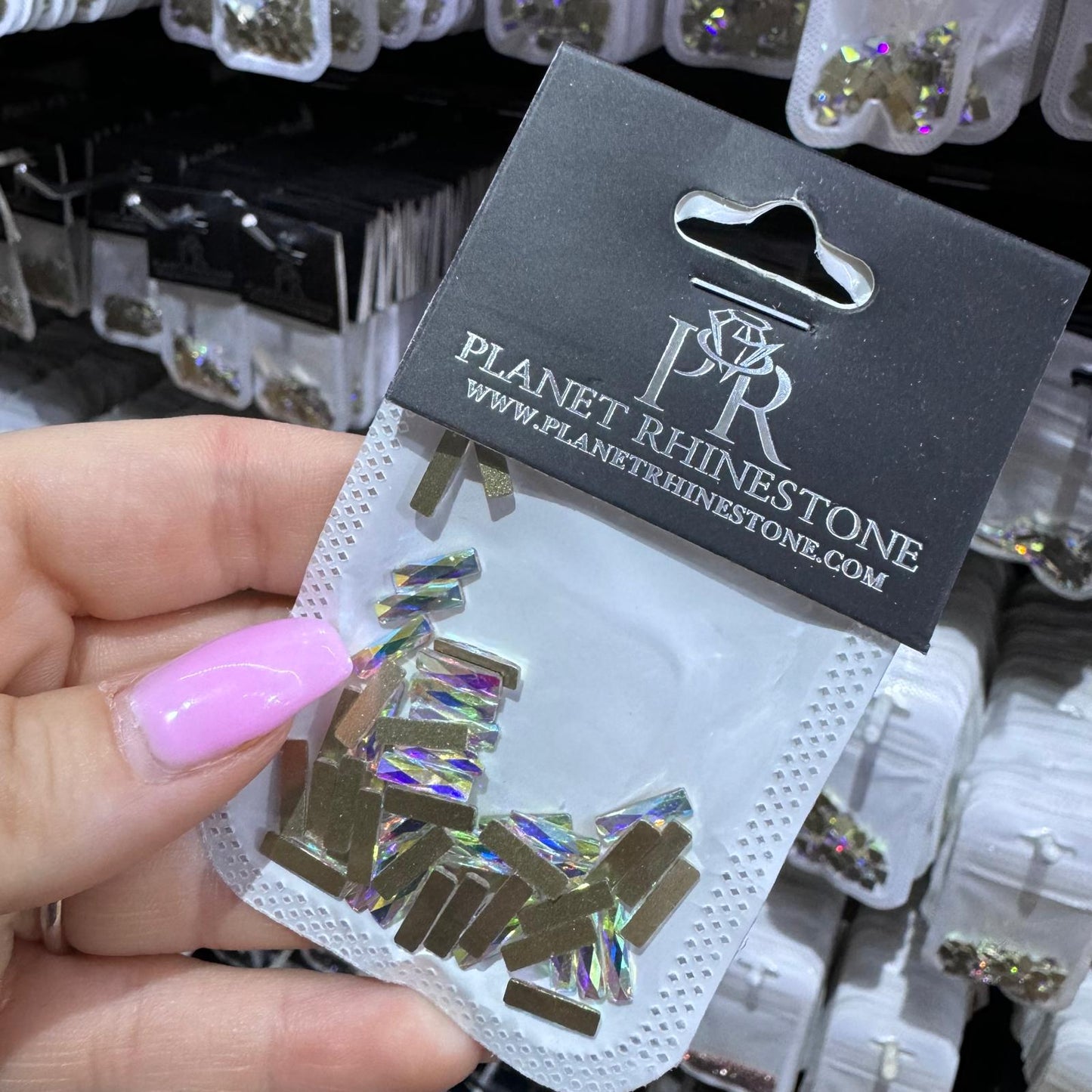 2.6*9 Rectangular Glass Rhinestones