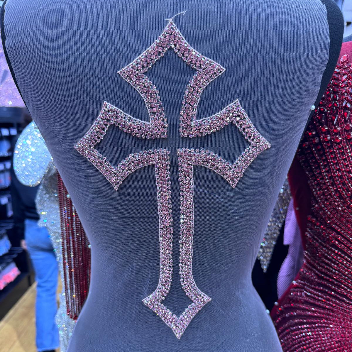 Rhinestone Cross - GO1377