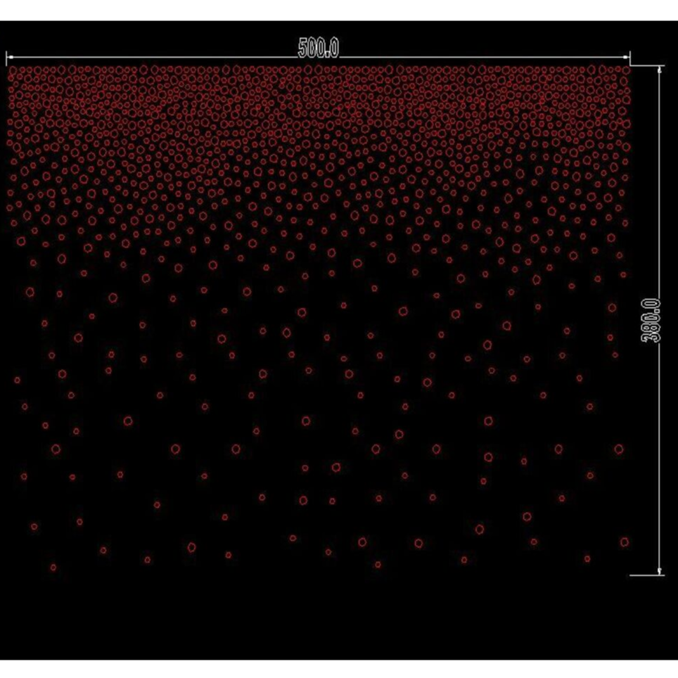 Scatter Fill Hotfix Rhinestone Transfer HT-201