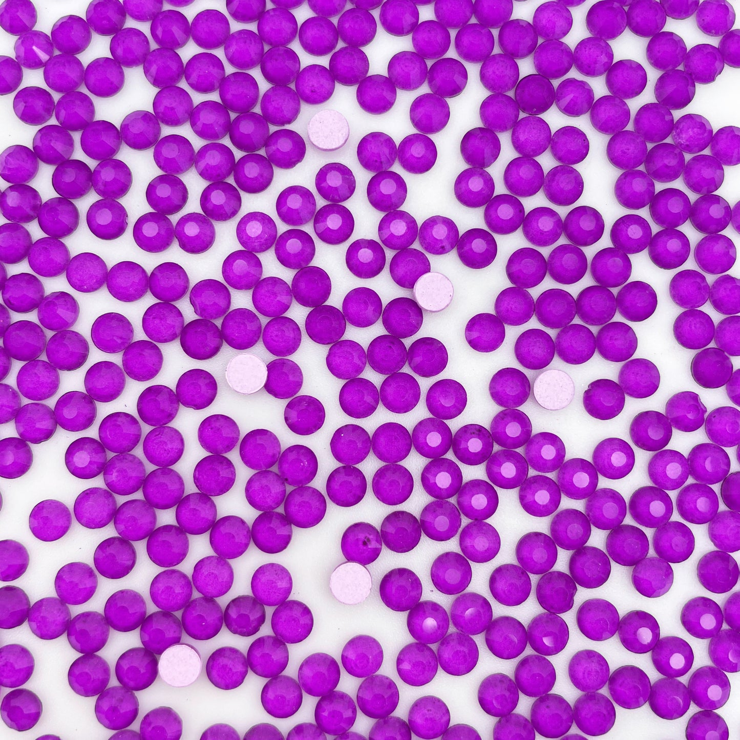 Neon Purple Glass Rhinestones