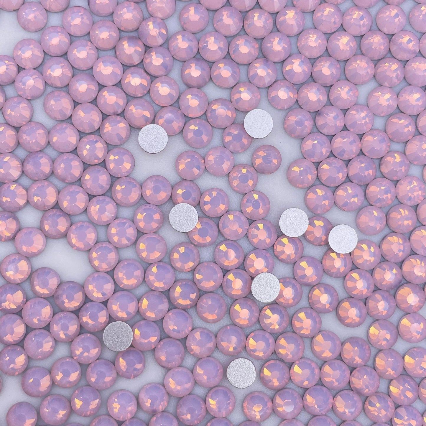 Pink Opal Glass Rhinestones