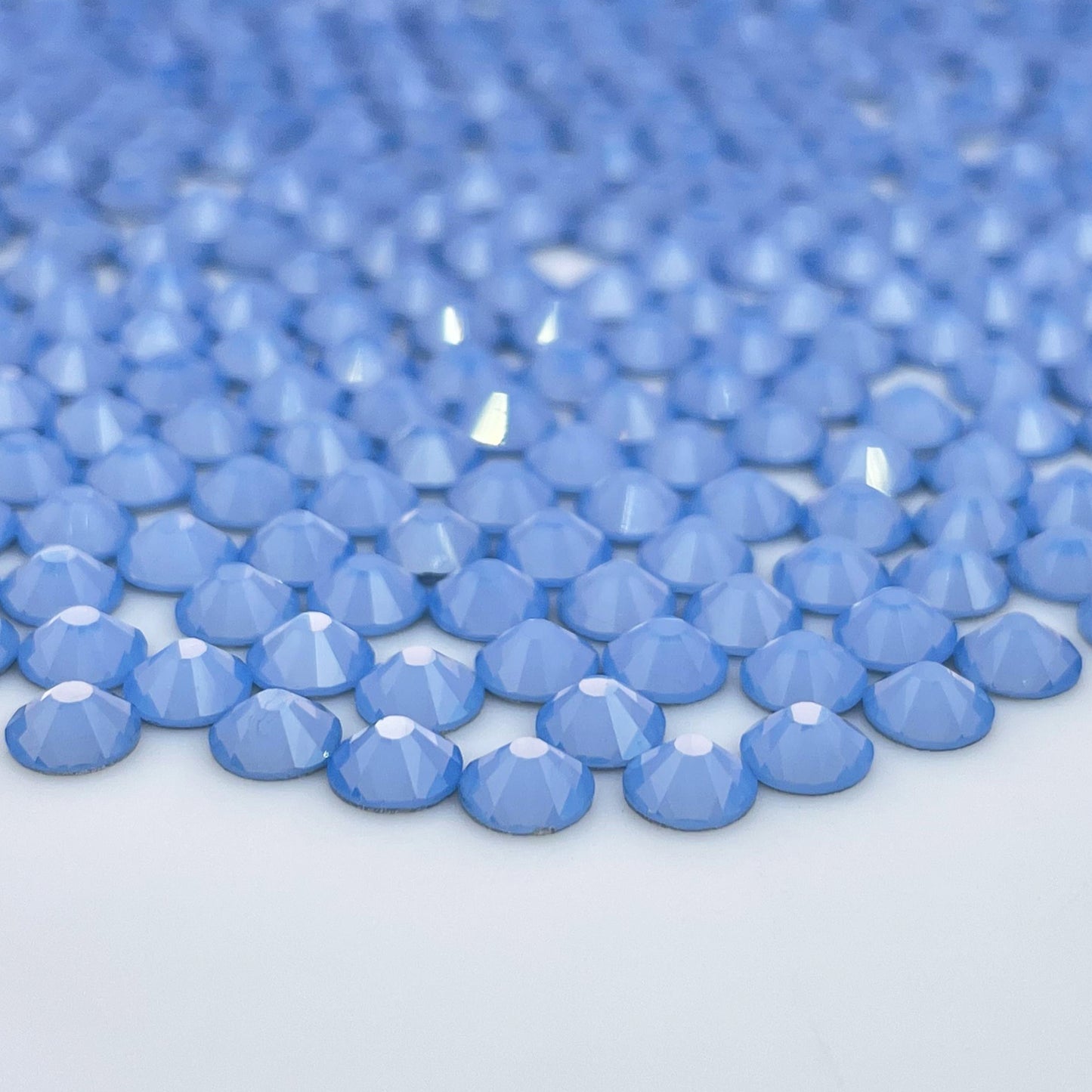 Blue Opal Glass Rhinestones
