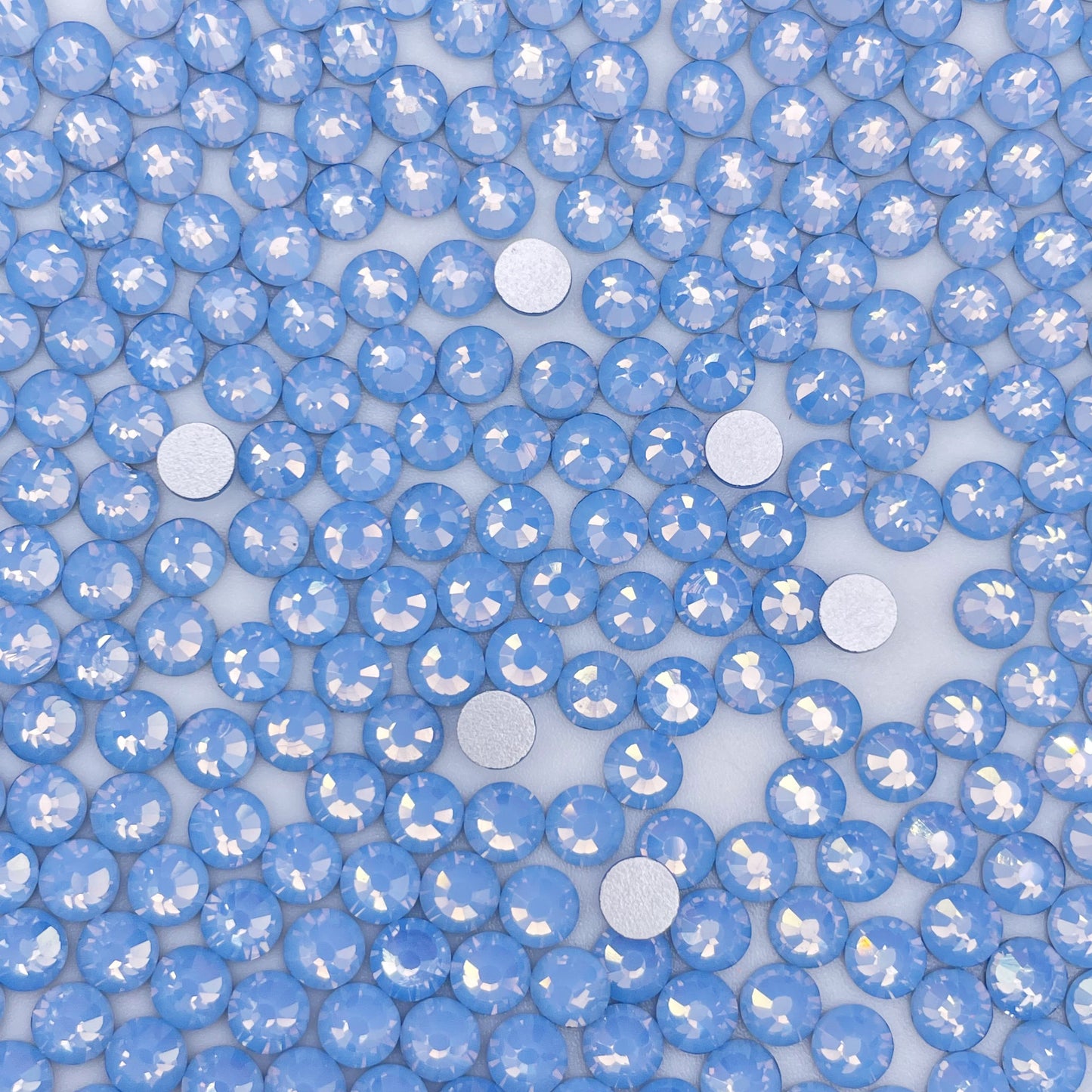 Blue Opal Glass Rhinestones