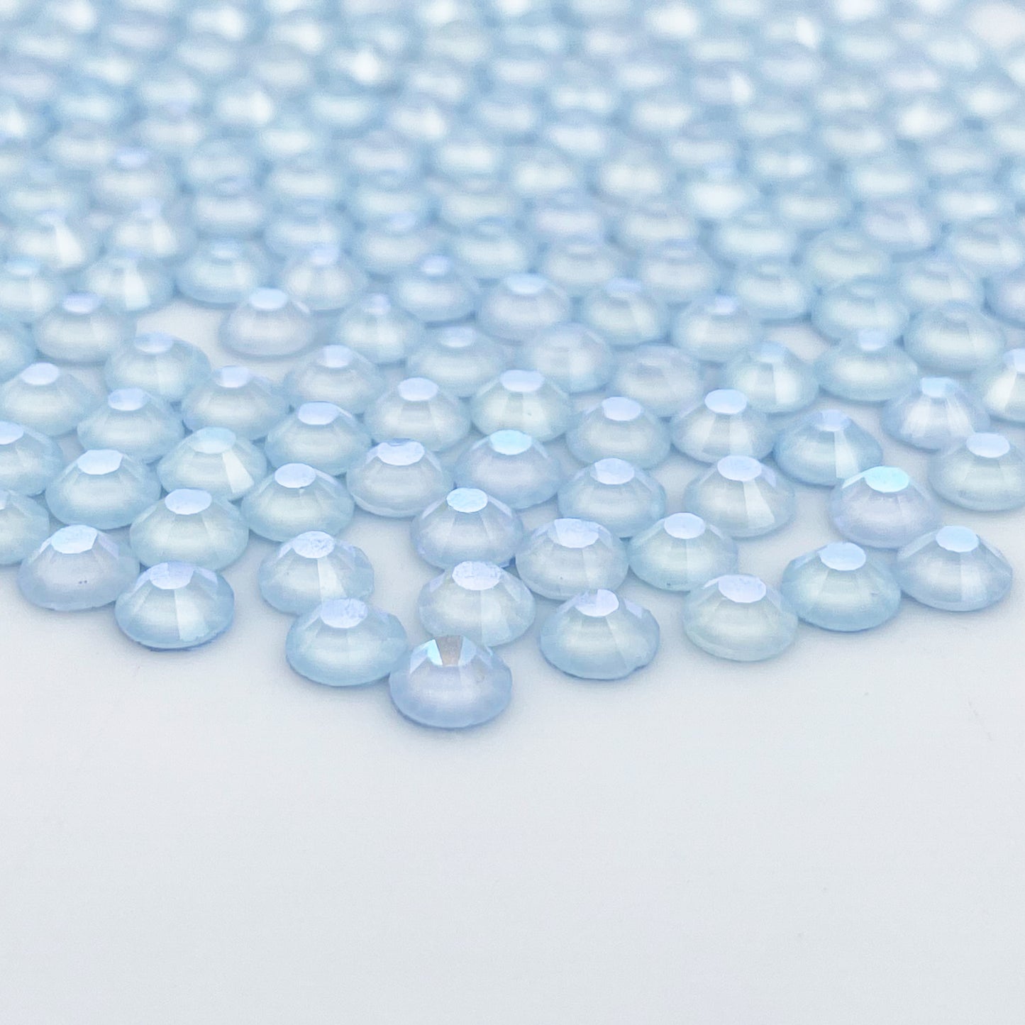 Luminous Blue Glass Rhinestones