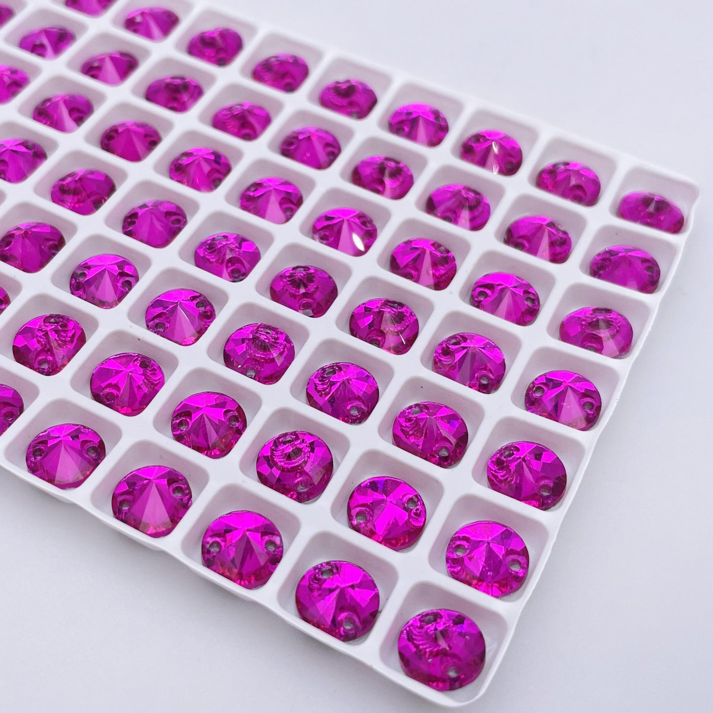 Round | 8*8mm | Sew-on Rhinestones