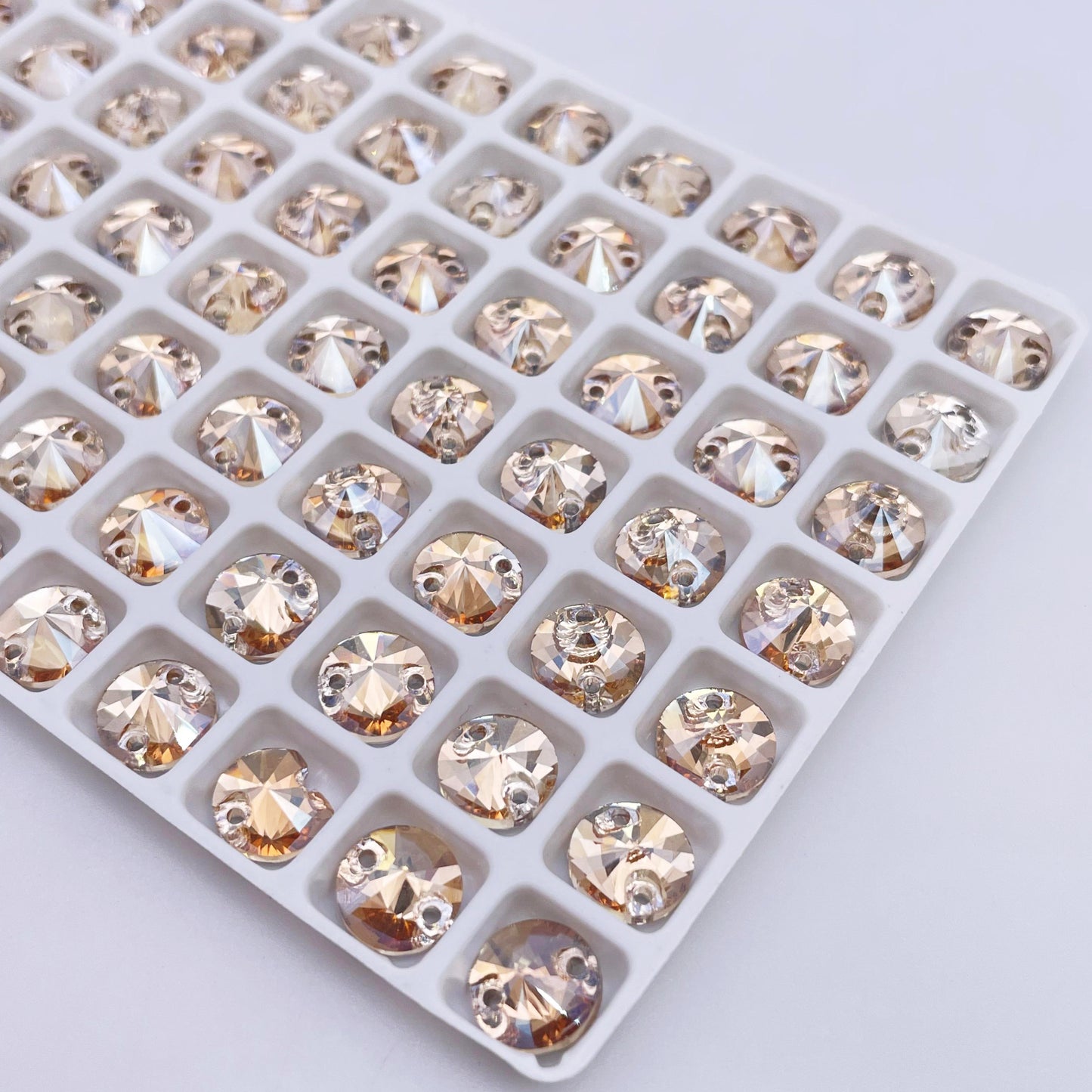 Round | 8*8mm | Sew-on Rhinestones