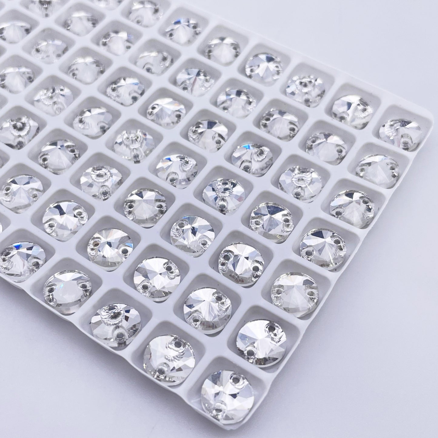 Round | 8*8mm | Sew-on Rhinestones