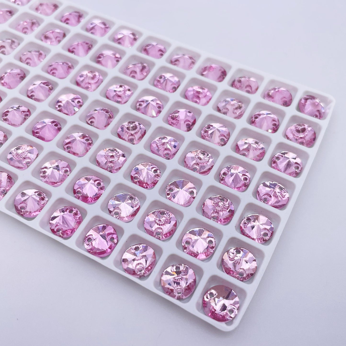 Round | 8*8mm | Sew-on Rhinestones
