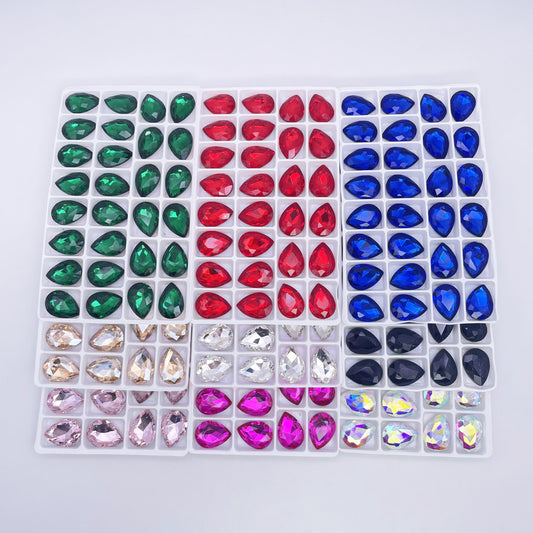 Tear Drop | 13*18mm | Pointed Back Rhinestones
