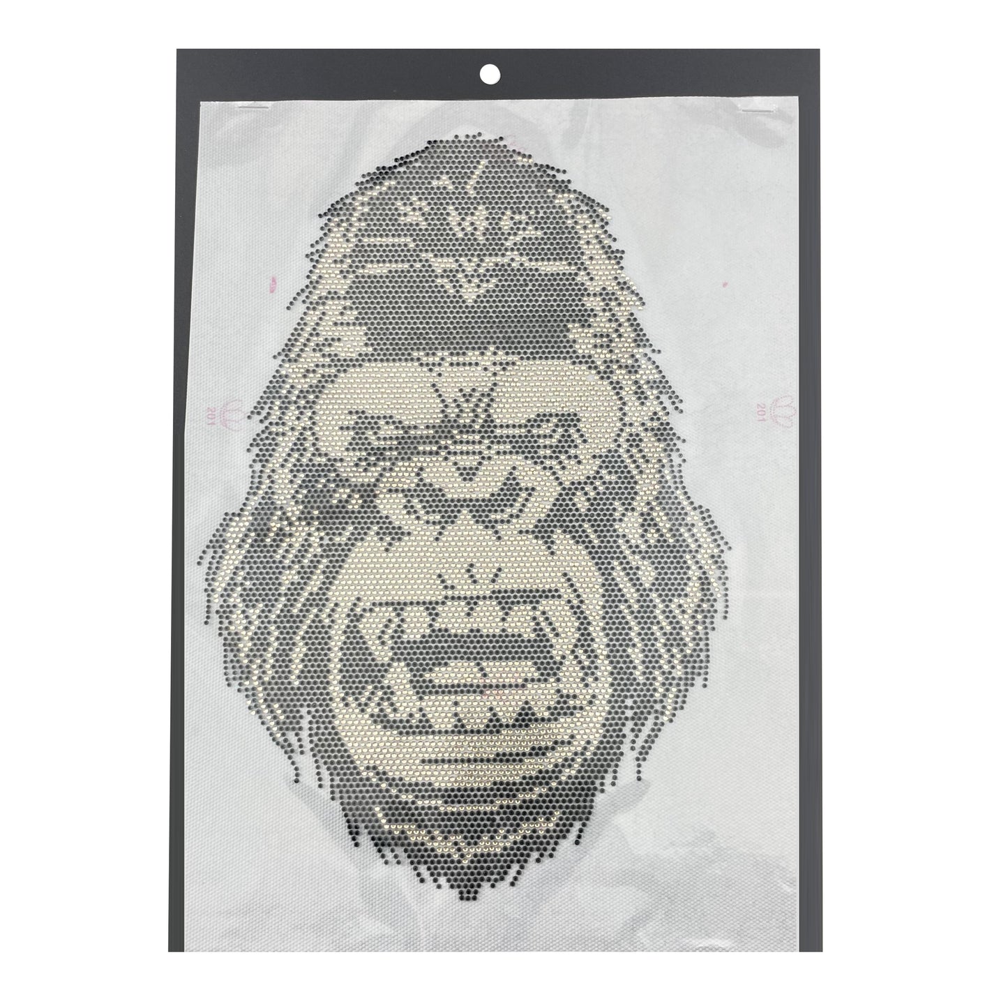 Gorilla Rhinestone Hotfix Transfer