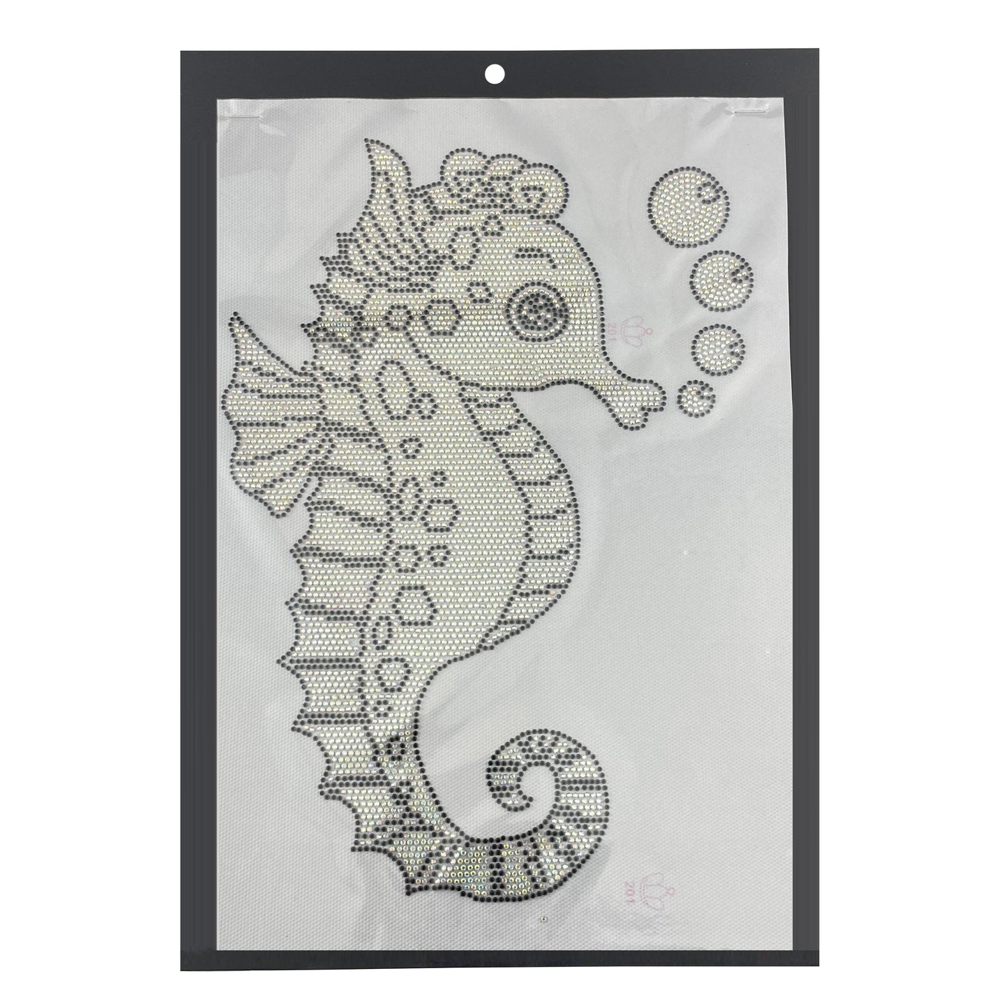 Seahorse Rhinestone Hotfix Transfer