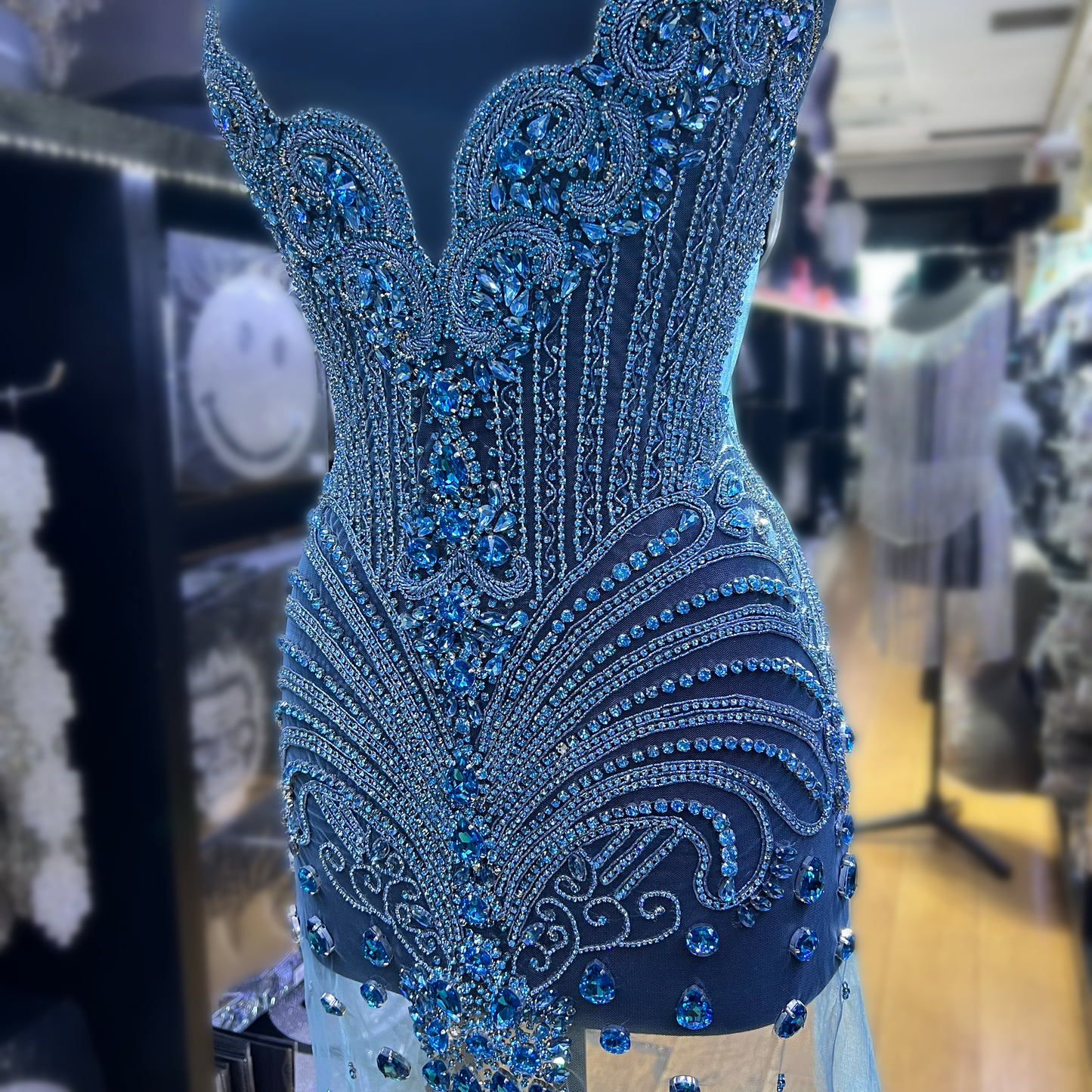 J Lo Rhinestone Bodice