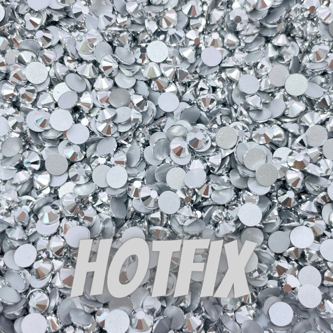 Hot Fix Glass Stones - Multi Rhinestones - 4 mm - 750 pcs