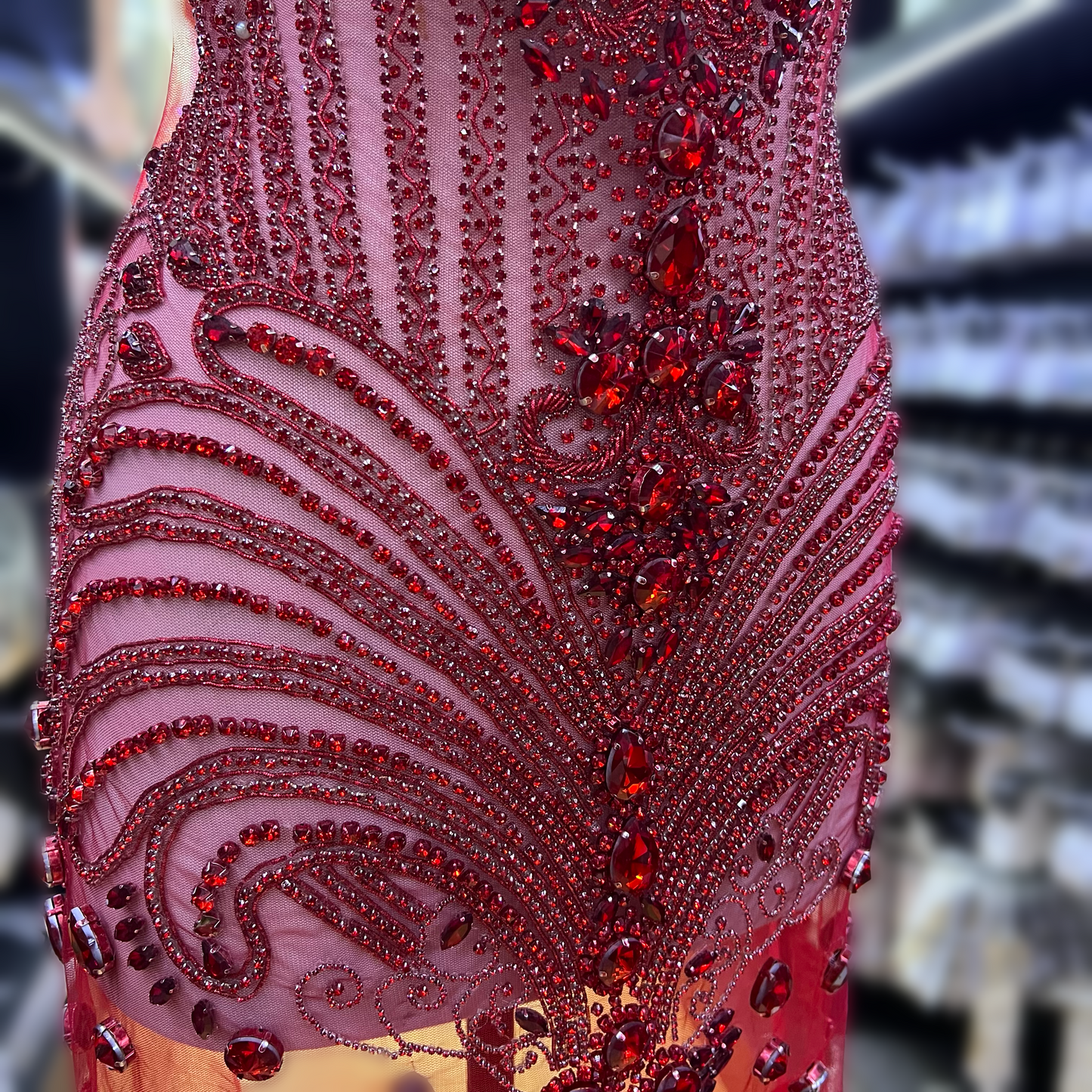 J Lo Rhinestone Bodice