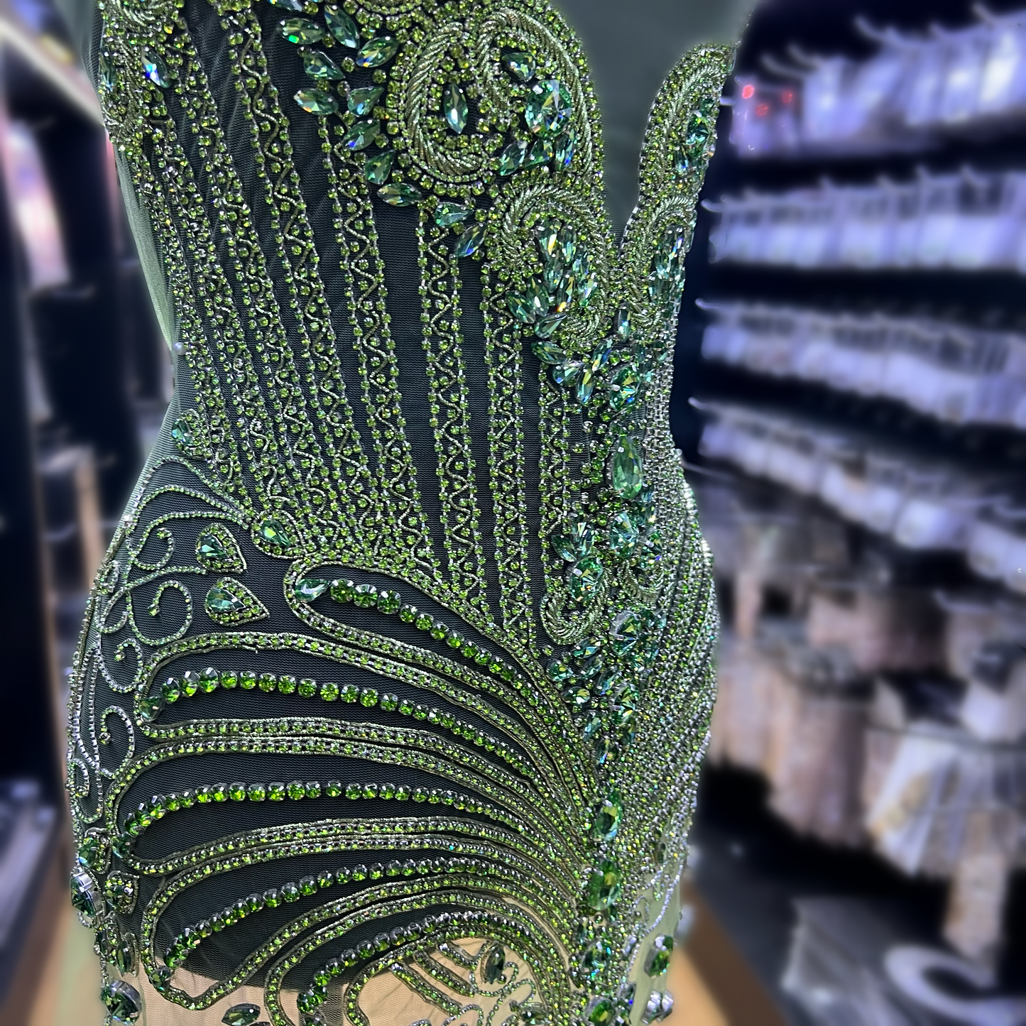J Lo Rhinestone Bodice