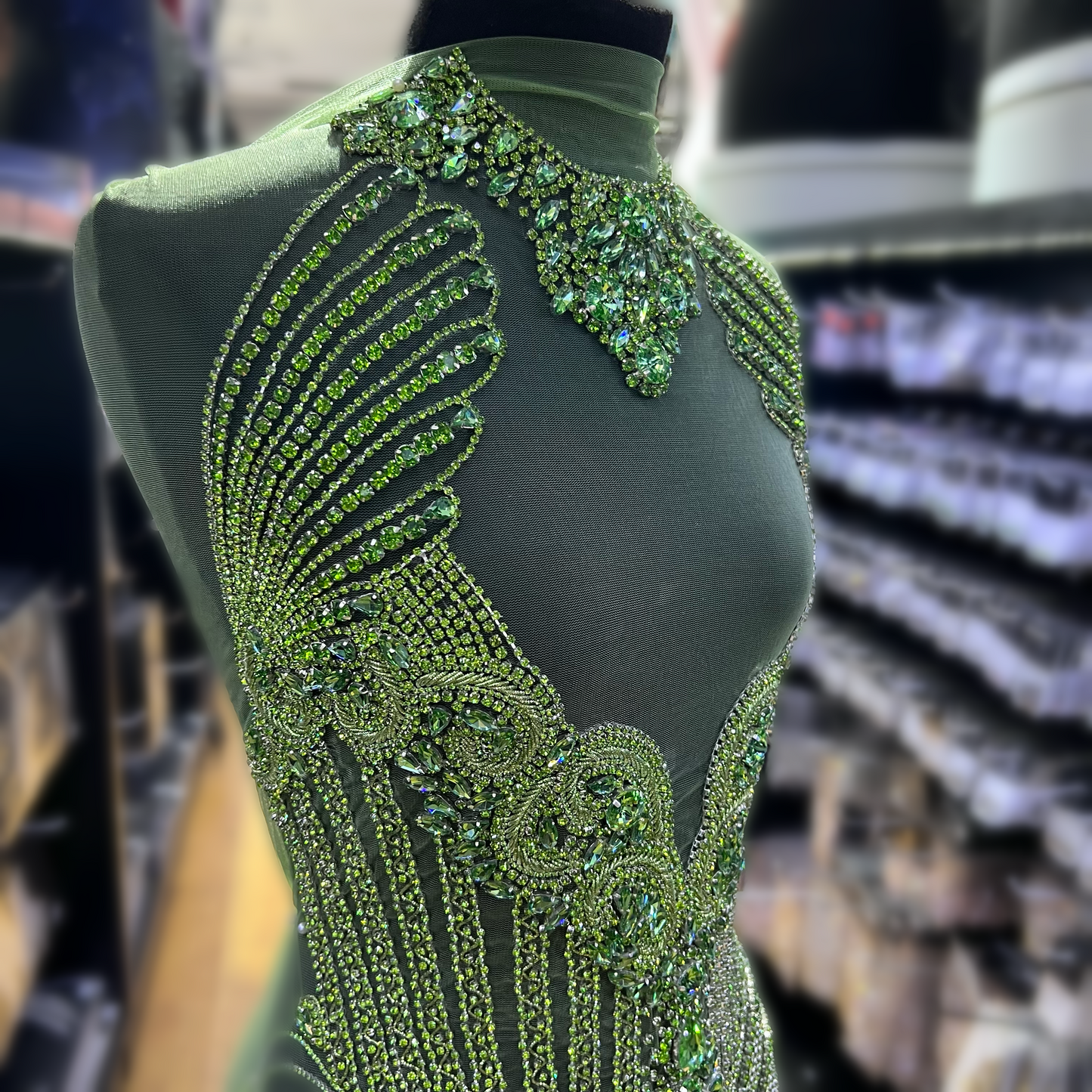 J Lo Rhinestone Bodice