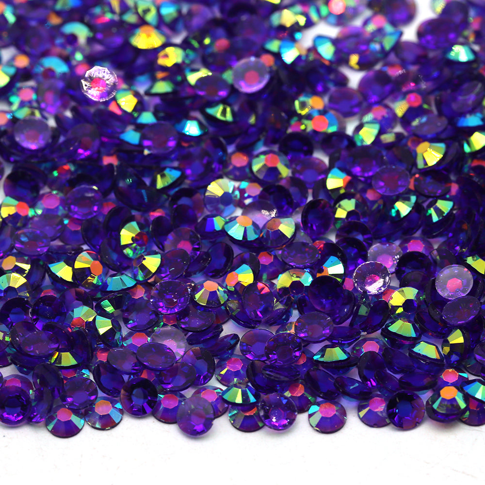 Blue Purple TP Jelly Rhinestones