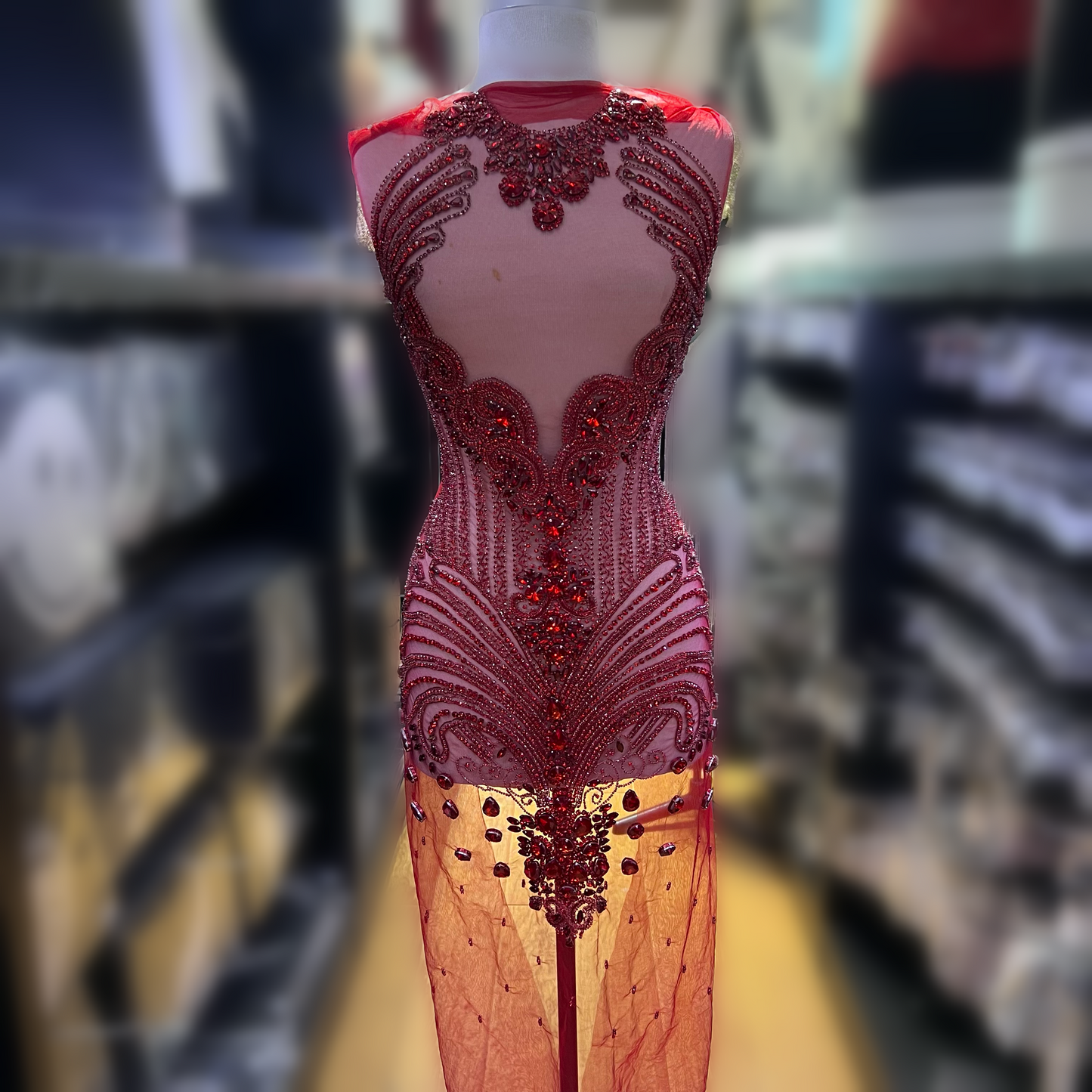 J Lo Rhinestone Bodice