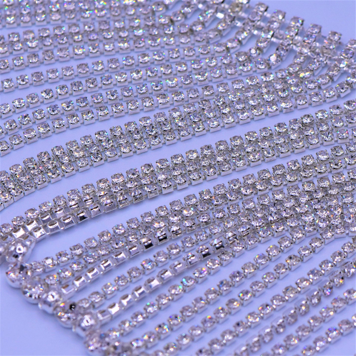 4" Crystal Rhinestone Fringe | Crystal Trim