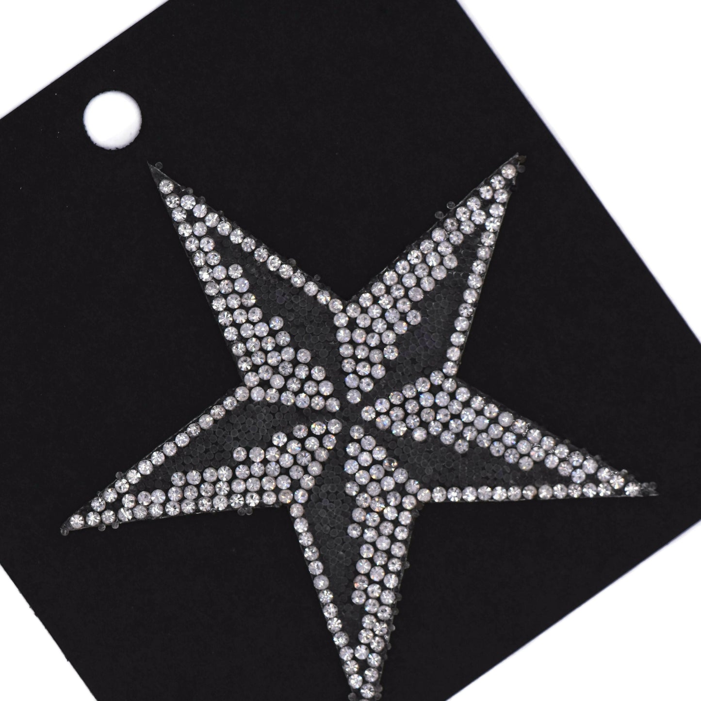 Silver Star Iron On Applique | IA-18