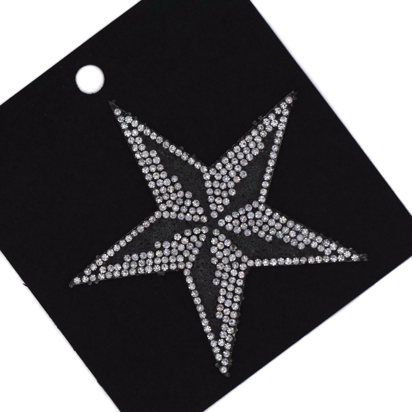 Silver Star Iron On Applique | IA-18
