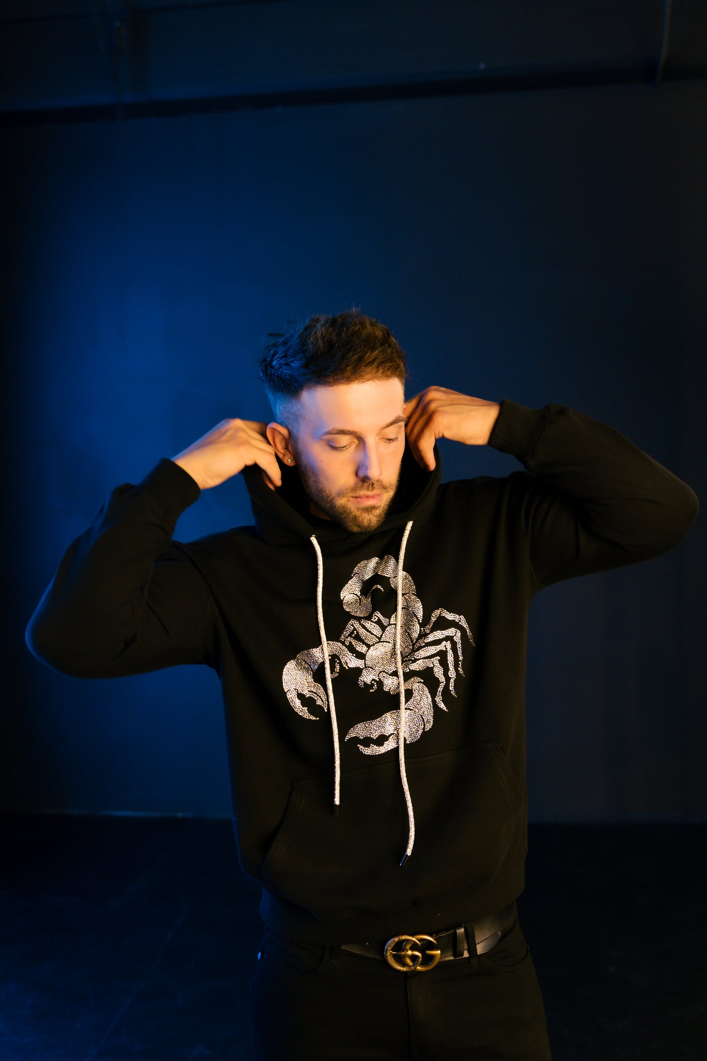 Scorpion Rhinestone Hoodie