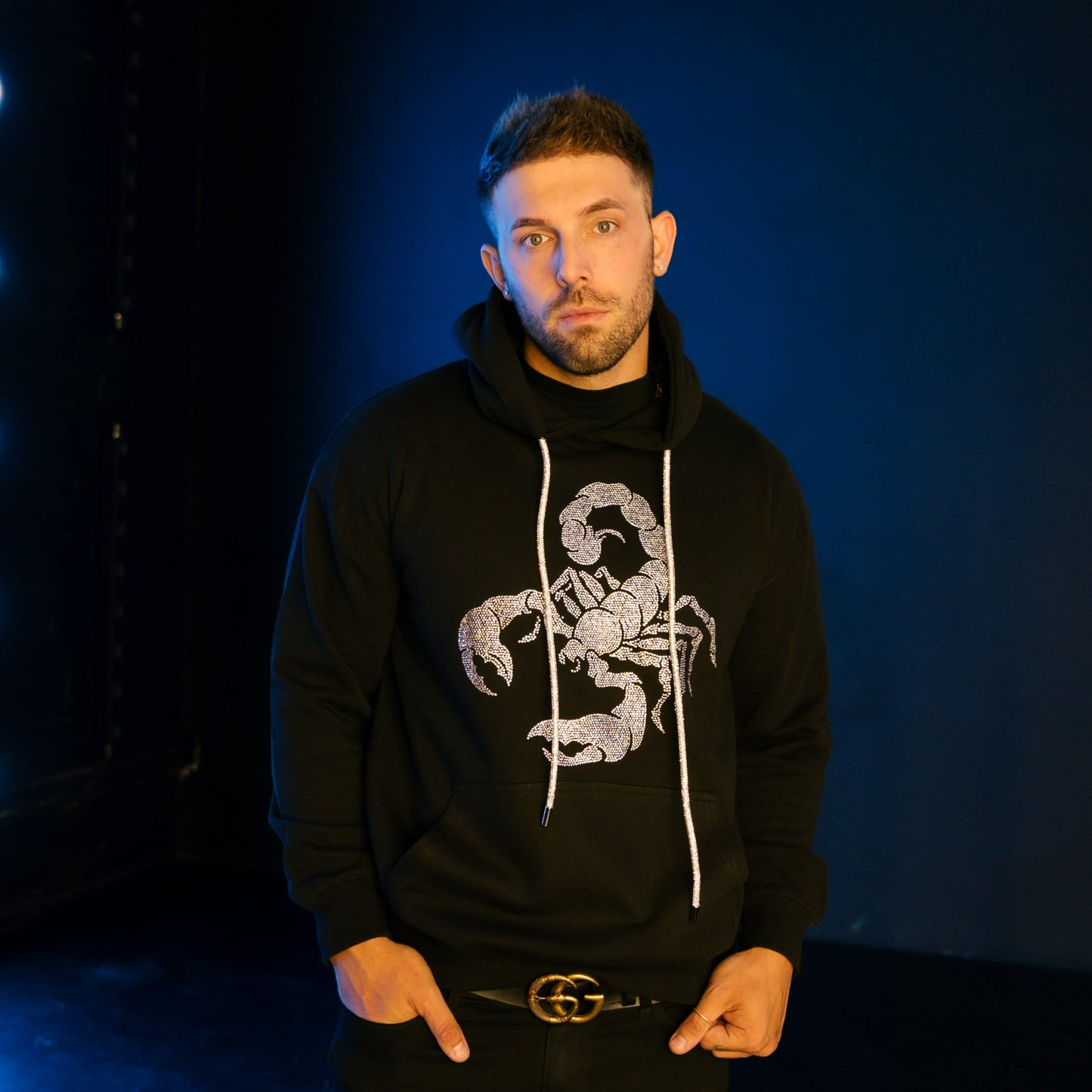 Scorpion Rhinestone Hoodie