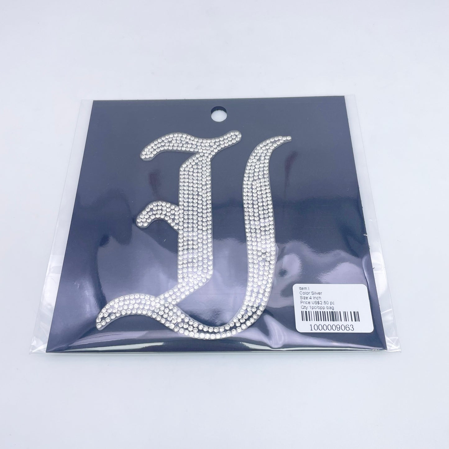 4" Old English Crystal letters
