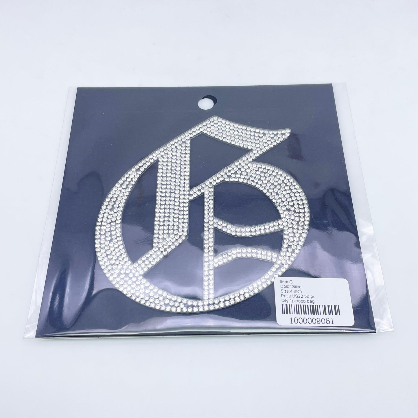 4" Old English Crystal letters