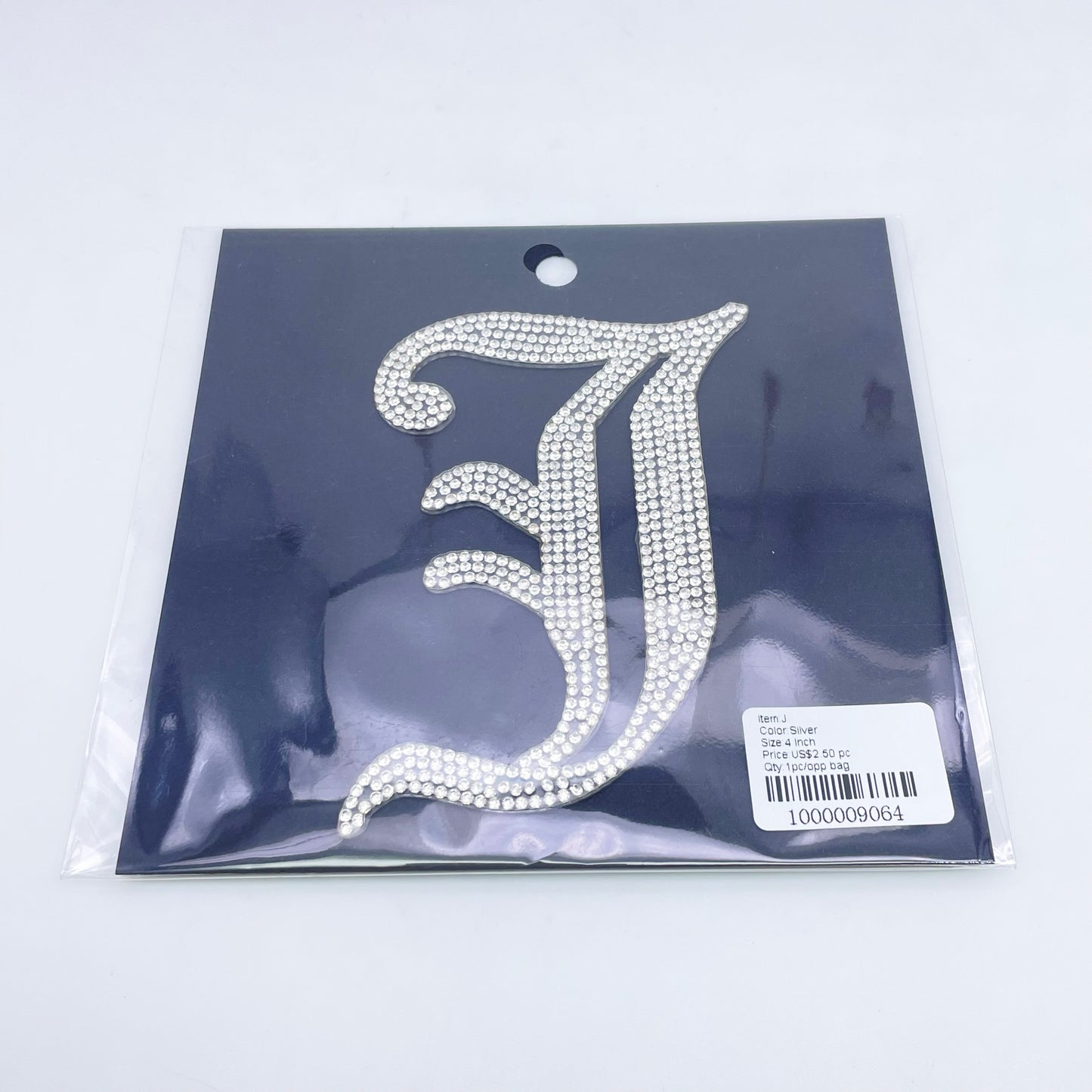 4" Old English Crystal letters