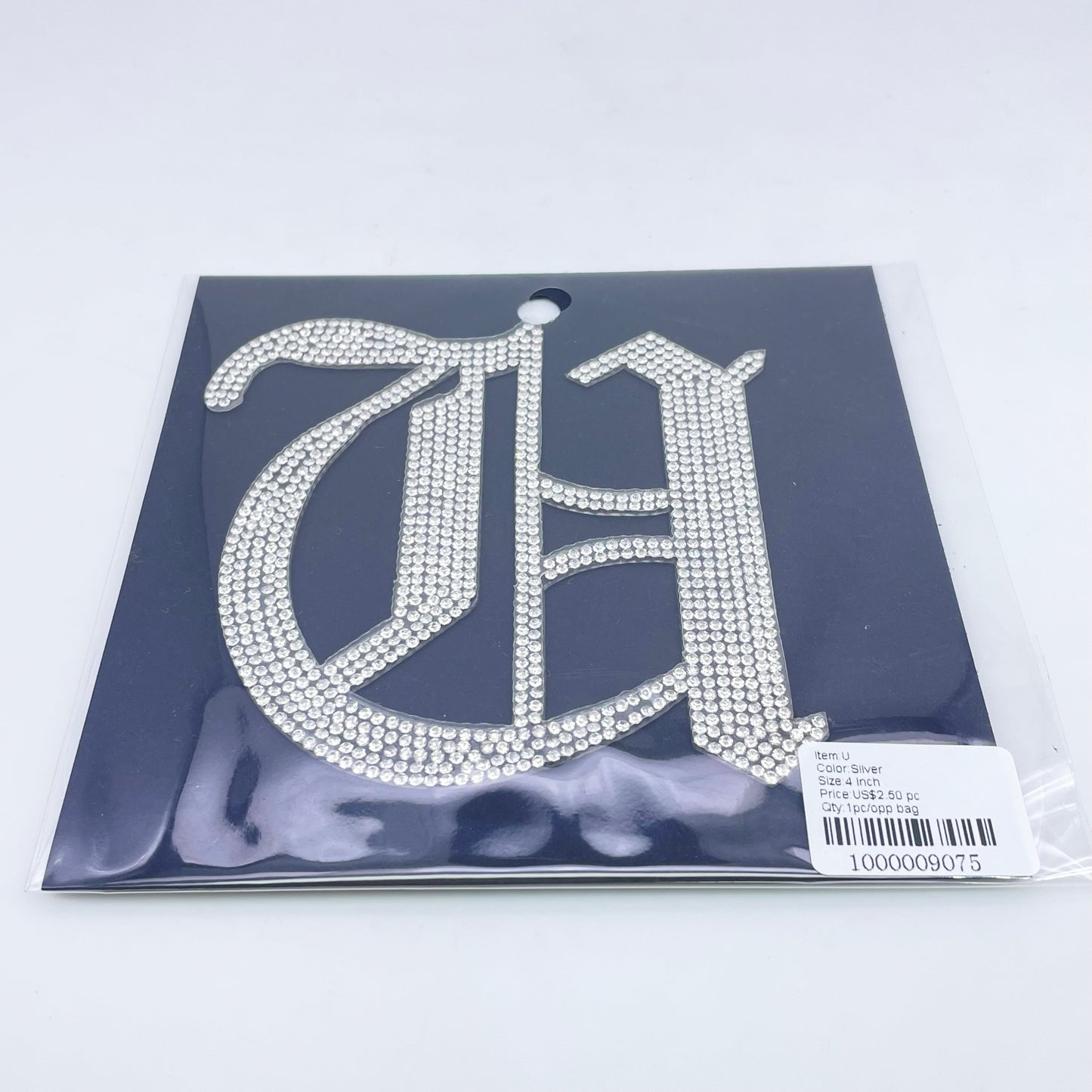 4" Old English Crystal letters