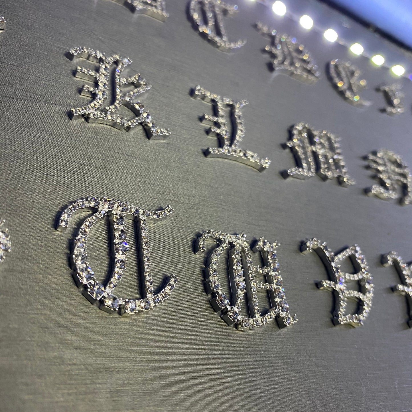 Old English Crystal letters | L-9