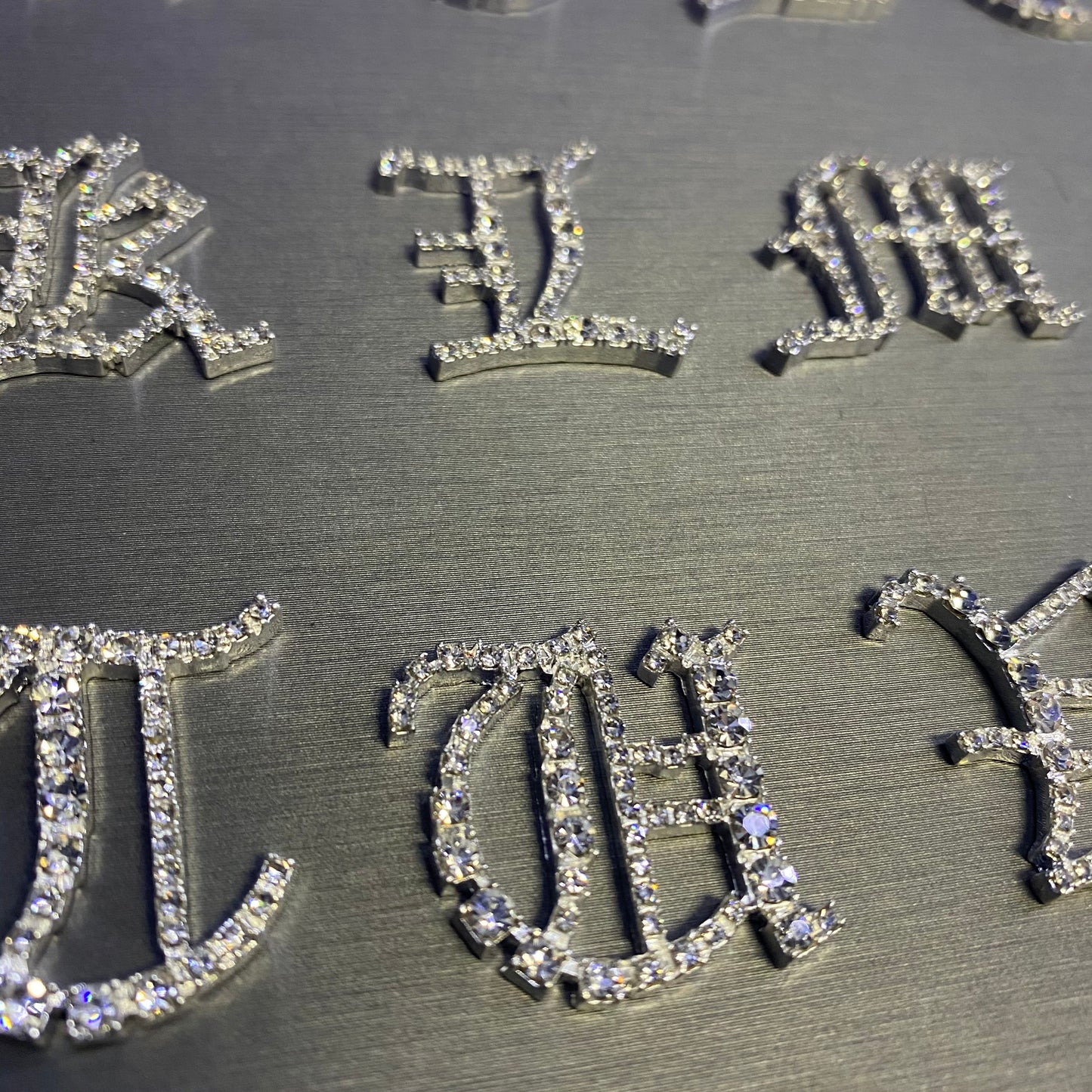 Old English Crystal letters | L-9