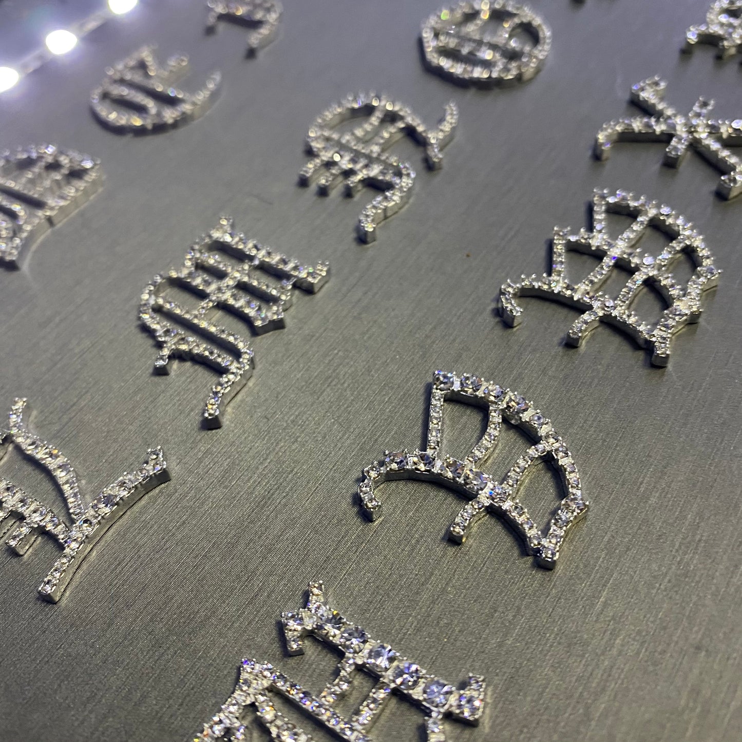 Old English Crystal letters | L-9