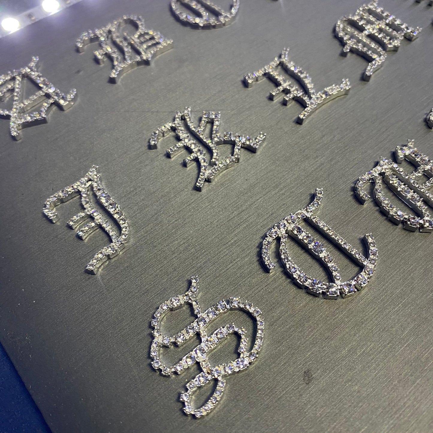 Old English Crystal letters | L-9