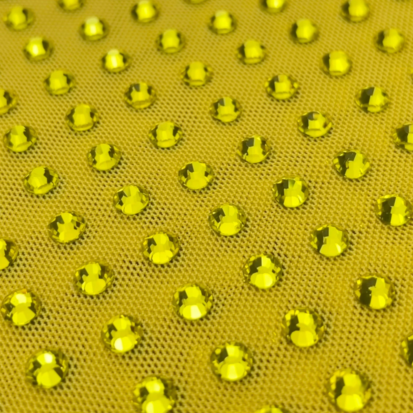 Stretchy Rhinestone Fabric