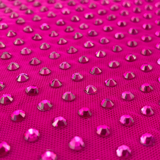 Stretchy Rhinestone Fabric