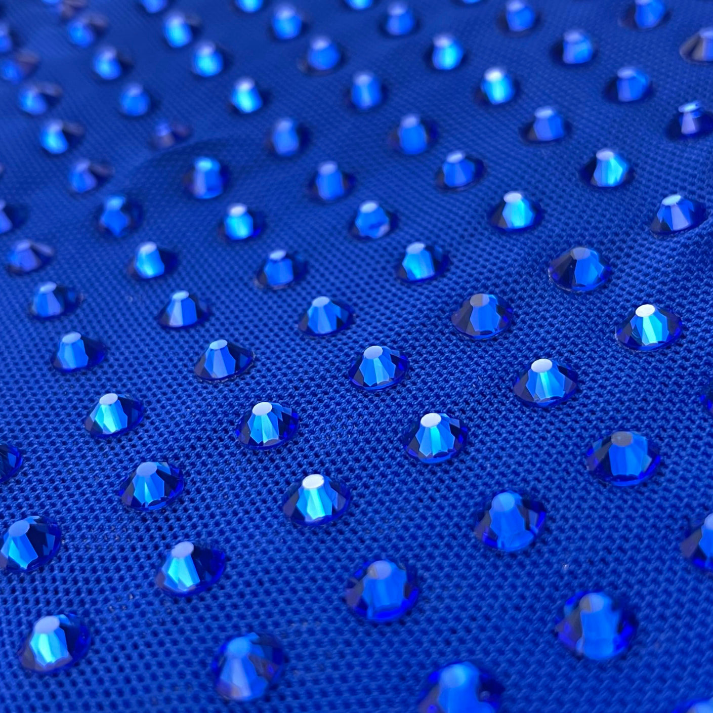 Stretchy Rhinestone Fabric