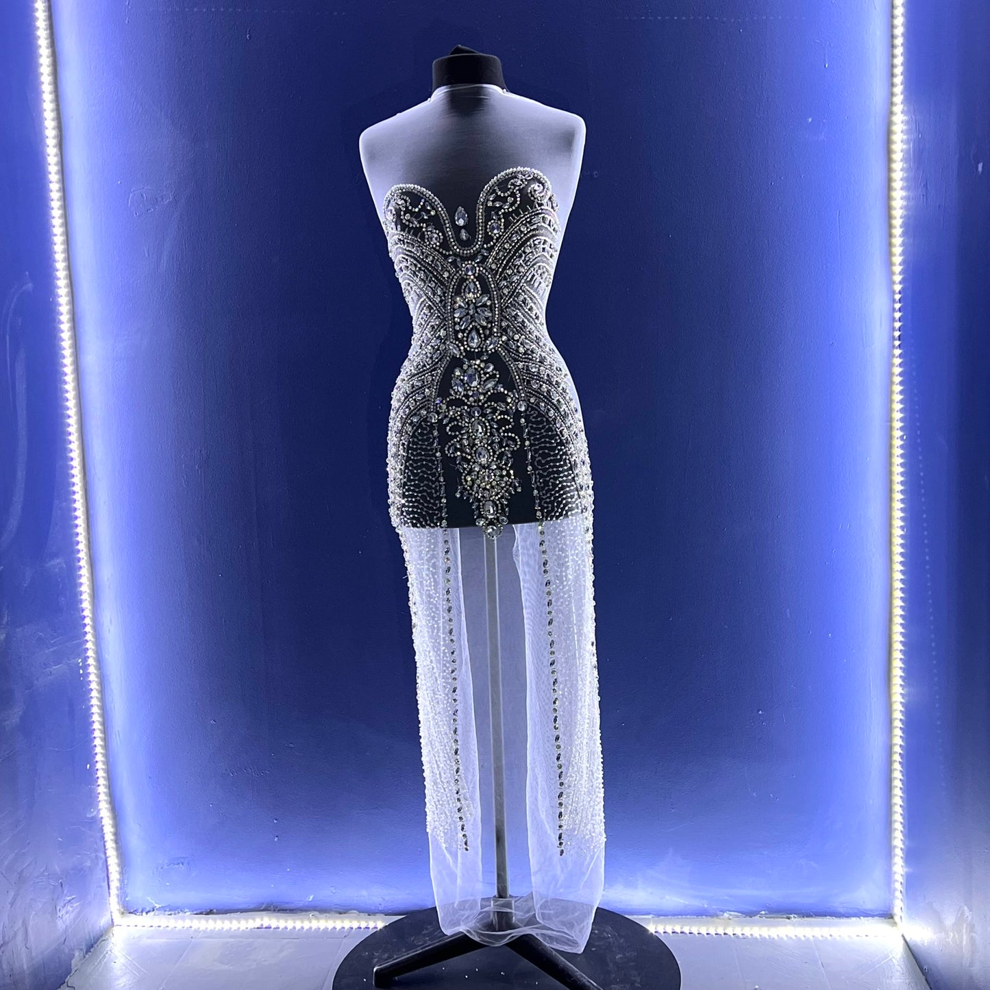 Anastasia Rhinestone Fabric